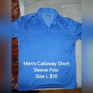 Callaway Men's Vibrant Blue Polo Shirt